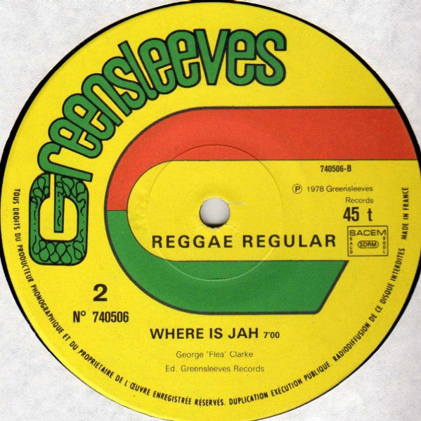 Reggae Regular : The Black Star Liner / Where Is Jah (12", Ltd, S/Edition)