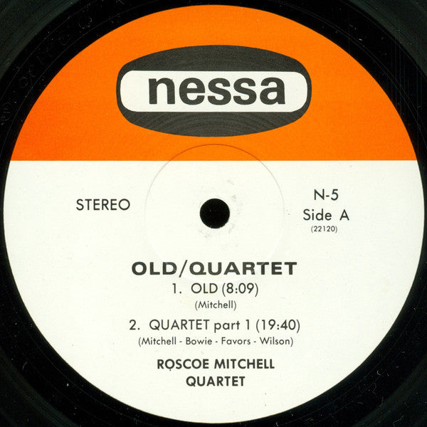 Roscoe Mitchell : Old / Quartet (LP, Album)