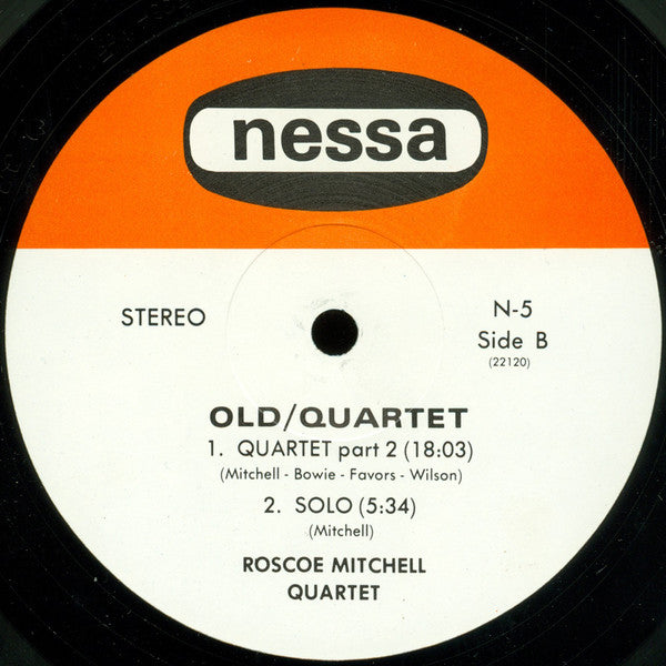 Roscoe Mitchell : Old / Quartet (LP, Album)