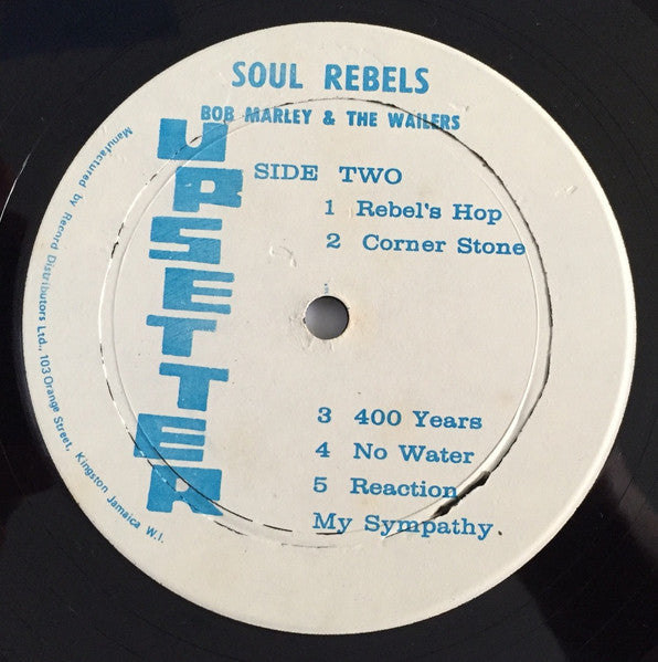 Bob Marley & The Wailers : Soul Rebels (LP, Album)