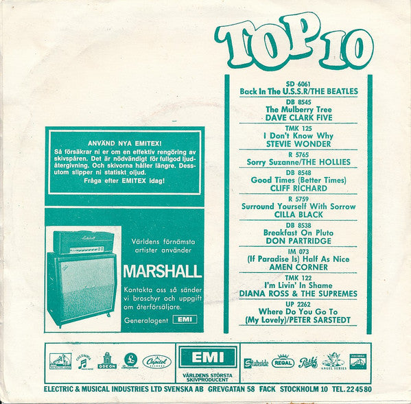 Booker T. & The MG's ~ Hang 'Em High / Over Easy (Vinyl) - Djungel & Jazz