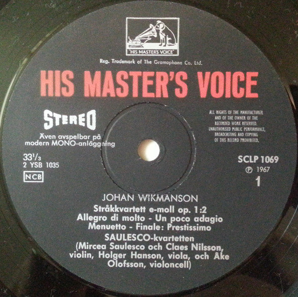 Saulescokvartetten ~ Saulesco-kvartetten (Vinyl) - Djungel & Jazz