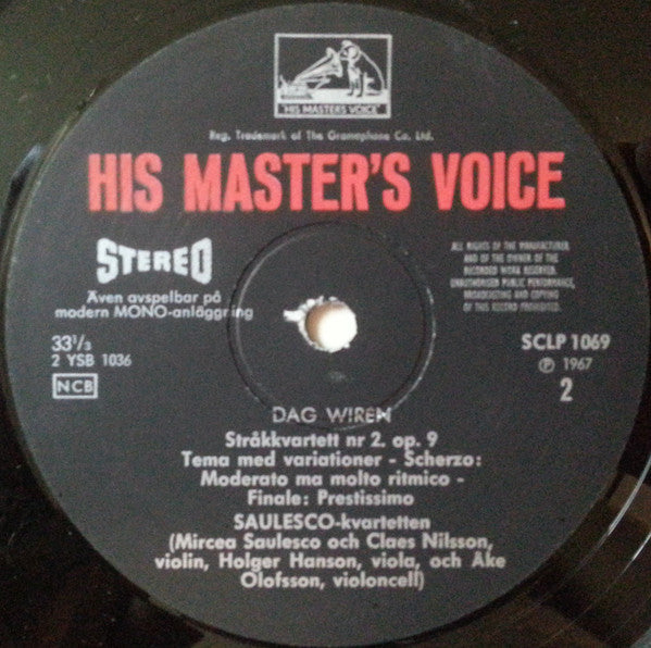 Saulescokvartetten ~ Saulesco-kvartetten (Vinyl) - Djungel & Jazz