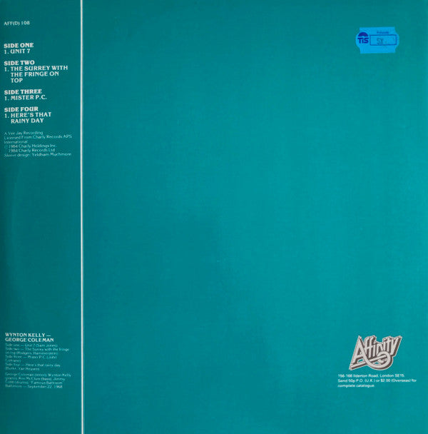 Wynton Kelly, George Coleman ~ Live In Baltimore (Vinyl) - Djungel & Jazz