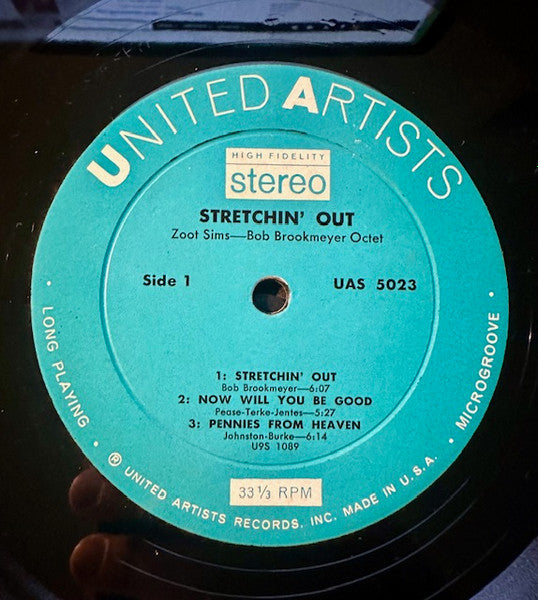 Zoot Sims - Bob Brookmeyer Octet ~ Stretching Out (Vinyl) - Djungel & Jazz