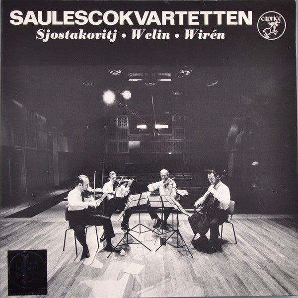 Saulescokvartetten, Dmitri Shostakovich, Karl-Erik Welin, Dag Wirén ~ Saulescokvartetten (Vinyl) - Djungel & Jazz