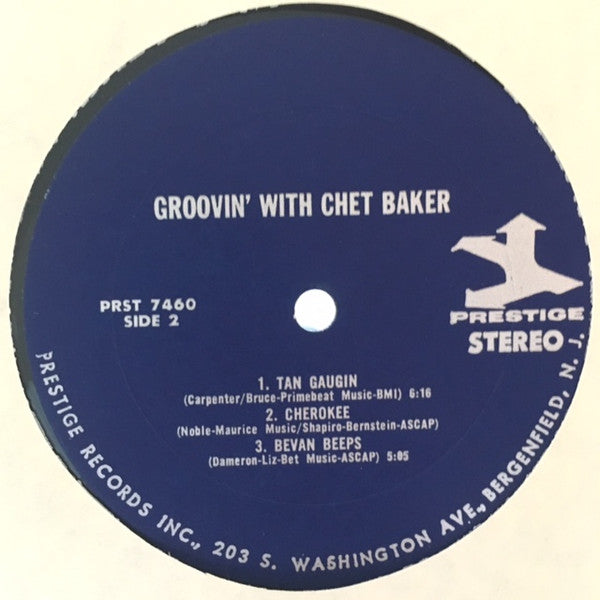 The Chet Baker Quintet ~ Groovin' With The Chet Baker Quintet (Vinyl) - Djungel & Jazz