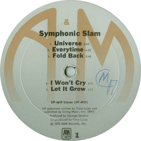 Symphonic Slam ~ Symphonic Slam (Vinyl) - Djungel & Jazz
