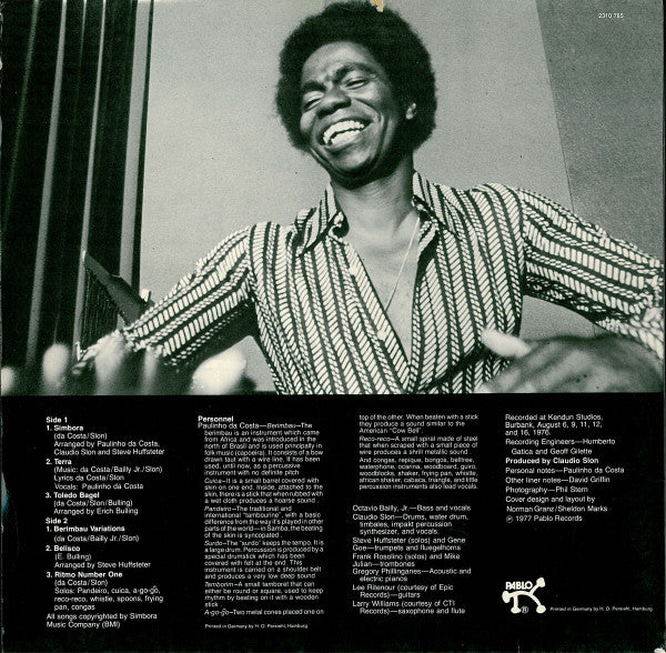 Paulinho Da Costa : Agora (LP, Album, Gat)