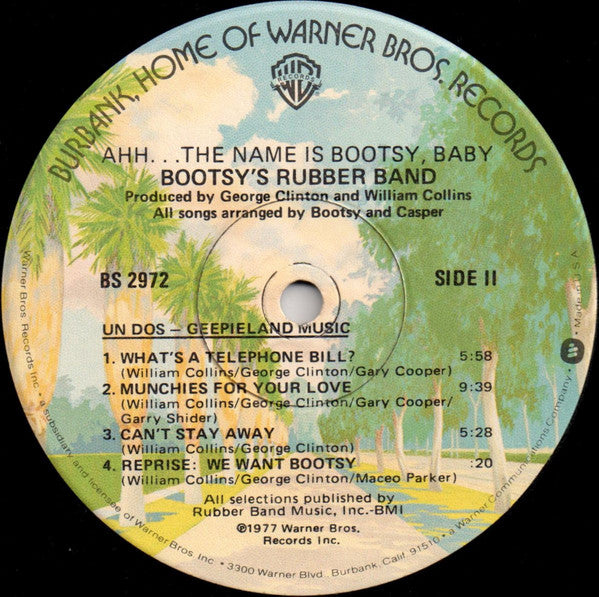 Bootsy's Rubber Band ~ Ahh...The Name Is Bootsy, Baby! (Vinyl) - Djungel & Jazz