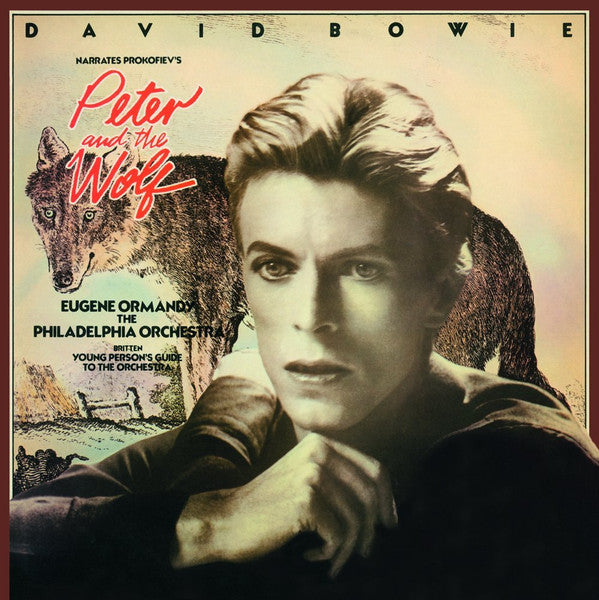 David Bowie Narrates Prokofiev, Eugene Ormandy, The Philadelphia Orchestra, Britten ~ Peter And The Wolf / Young Person's Guide To The Orchestra (Vinyl) - Djungel & Jazz