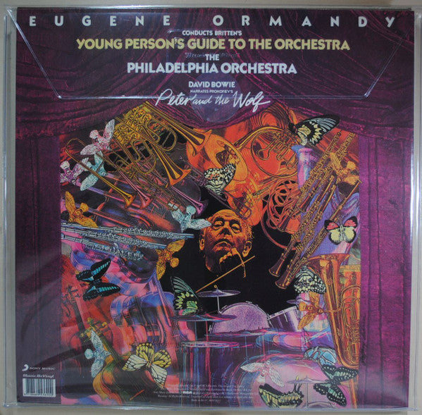 David Bowie Narrates Prokofiev, Eugene Ormandy, The Philadelphia Orchestra, Britten ~ Peter And The Wolf / Young Person's Guide To The Orchestra (Vinyl) - Djungel & Jazz
