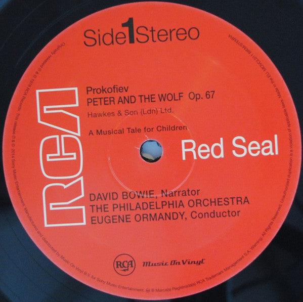 David Bowie Narrates Prokofiev, Eugene Ormandy, The Philadelphia Orchestra, Britten ~ Peter And The Wolf / Young Person's Guide To The Orchestra (Vinyl) - Djungel & Jazz