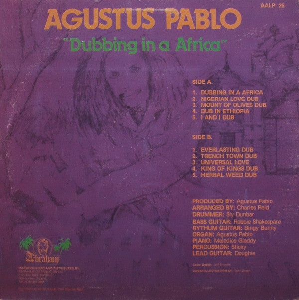 Augustus Pablo : Dubbing In A Africa (LP, Album)