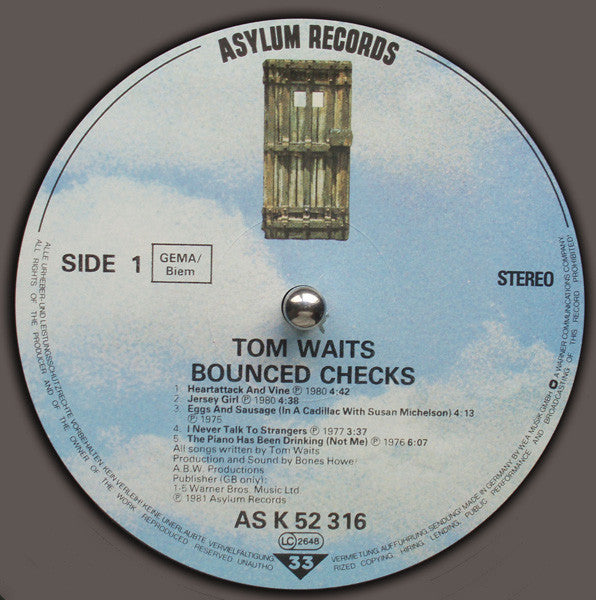 Tom Waits ~ Bounced Checks (Vinyl) - Djungel & Jazz