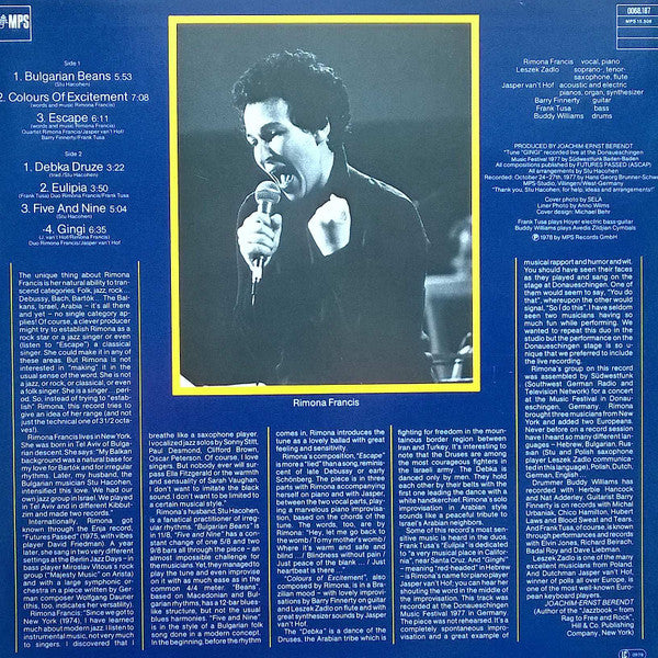 Rimona Francis : Rimona Francis (LP, Album)