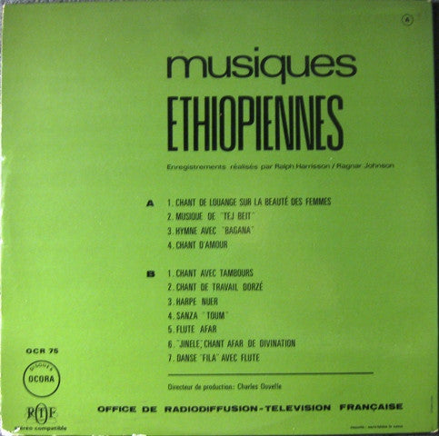 Various ~ Musiques Ethiopiennes (Vinyl) - Djungel & Jazz