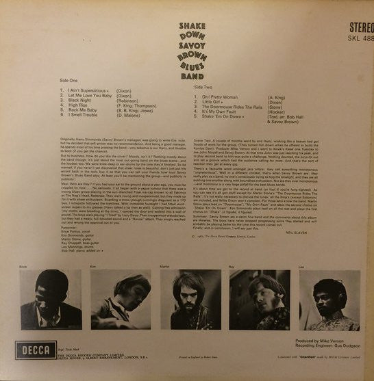 Savoy Brown ~ Shake Down (Vinyl) - Djungel & Jazz