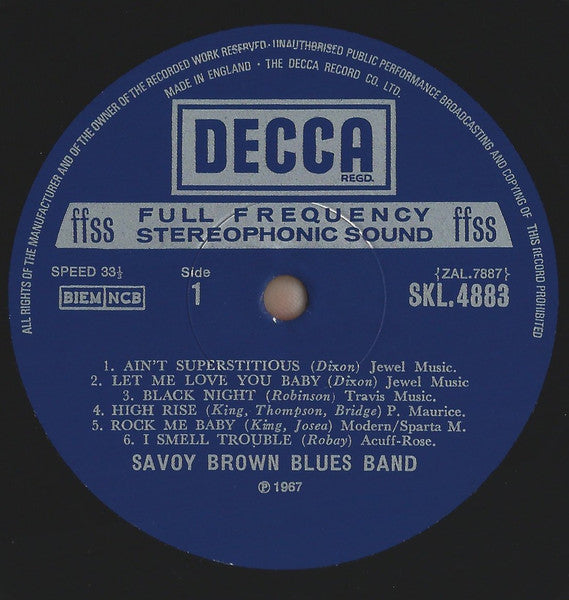 Savoy Brown ~ Shake Down (Vinyl) - Djungel & Jazz