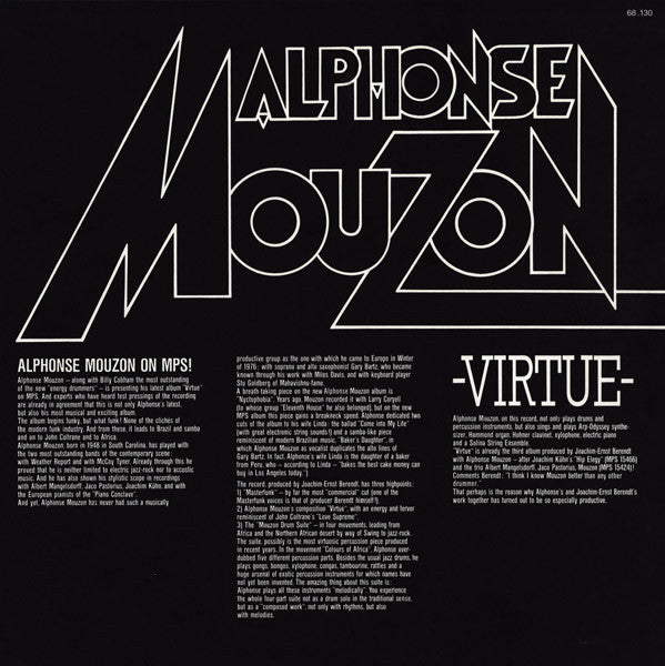 Alphonse Mouzon : Virtue (LP, Album)
