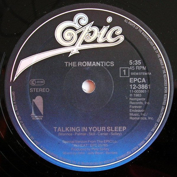 The Romantics ~ Talking In Your Sleep (Special Remix) (Vinyl) - Djungel & Jazz