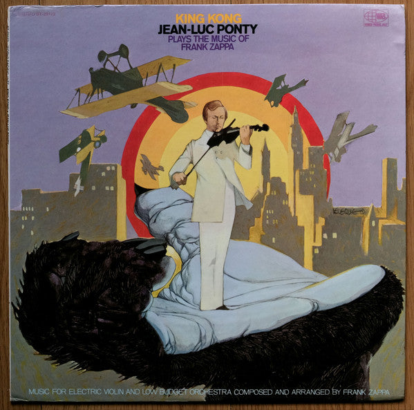 Jean-Luc Ponty ~ King Kong: Jean-Luc Ponty Plays The Music Of Frank Zappa (Vinyl) - Djungel & Jazz