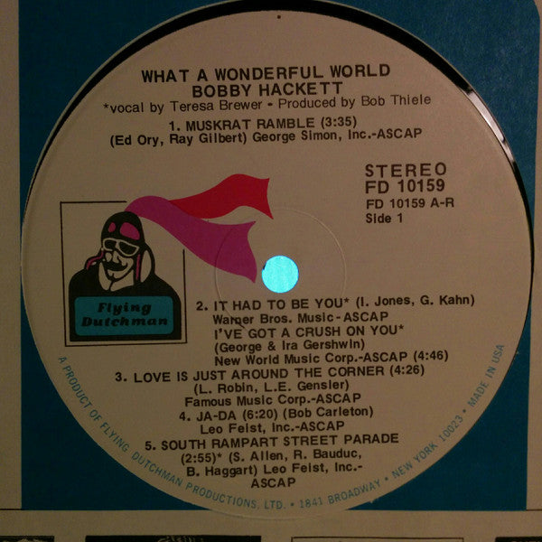 Bobby Hackett : What A Wonderful World (LP, Album)
