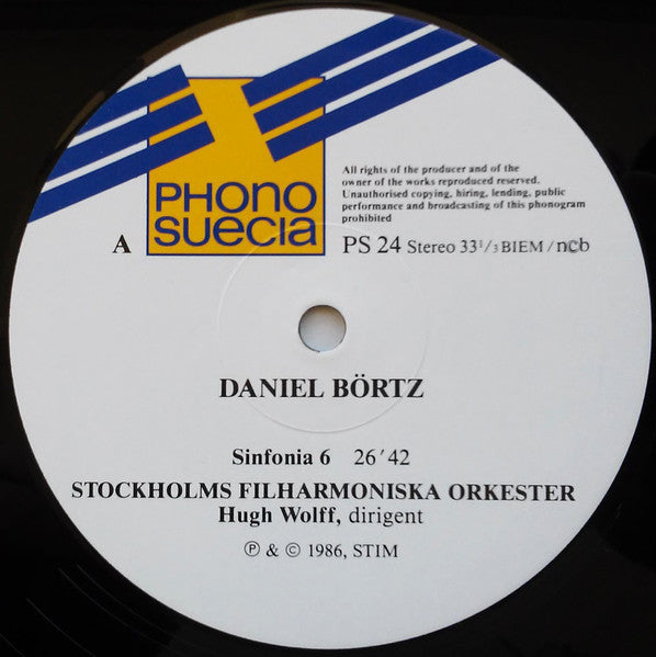 Daniel Börtz : Lacrymosa (LP)