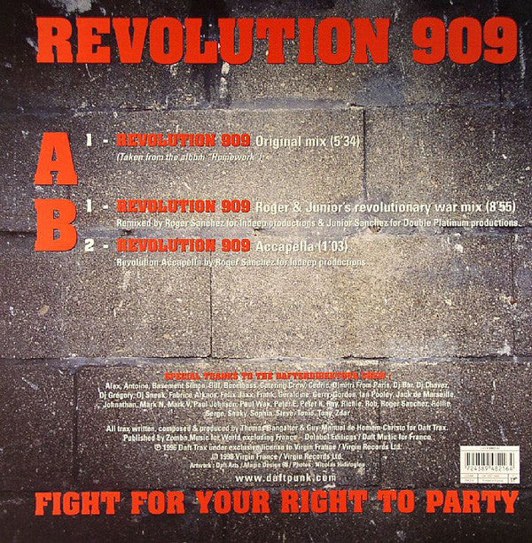 Daft Punk ~ Revolution 909 (Vinyl) - Djungel & Jazz