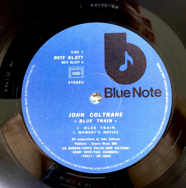 John Coltrane ~ Blue Train (Vinyl) - Djungel & Jazz