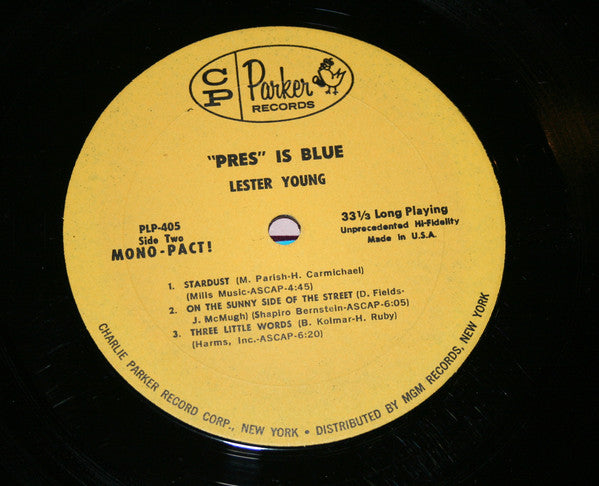 Lester Young ~ Pres Is Blue (Vinyl) - Djungel & Jazz