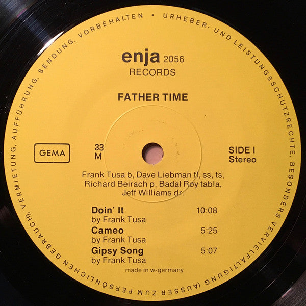 Frank Tusa, Dave Liebman, Badal Roy, Richard Beirach, Jeff Williams ~ Father Time (Vinyl) - Djungel & Jazz