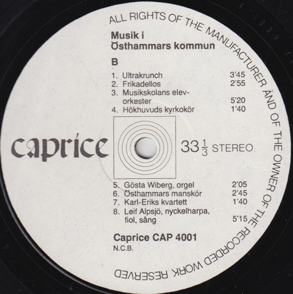 Various ~ Musik I Östhammars Kommun (Vinyl) - Djungel & Jazz