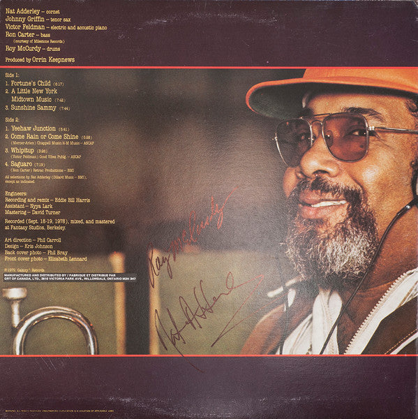 Nat Adderley ~ A Little New York Midtown Music (Vinyl) - Djungel & Jazz