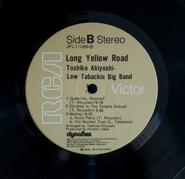 Toshiko Akiyoshi-Lew Tabackin Big Band ~ Long Yellow Road (Vinyl) - Djungel & Jazz