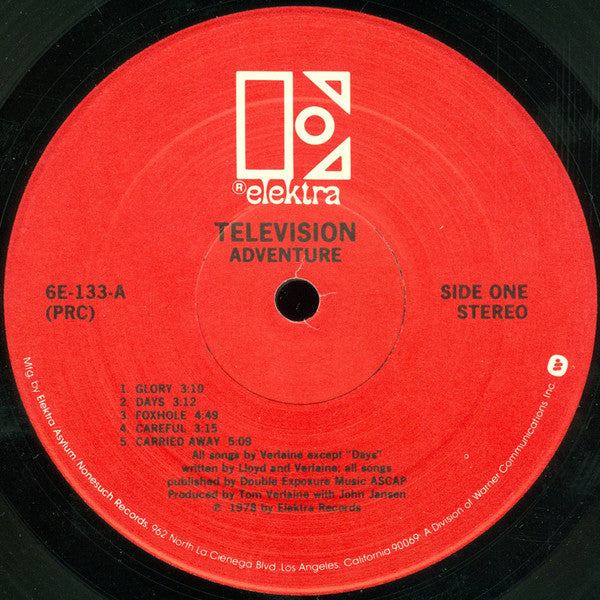 Television ~ Adventure (Vinyl) - Djungel & Jazz