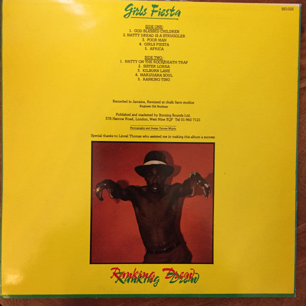 Ranking Dread : Girls Fiesta (LP, Album)