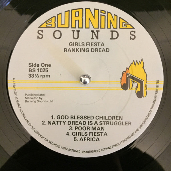 Ranking Dread : Girls Fiesta (LP, Album)