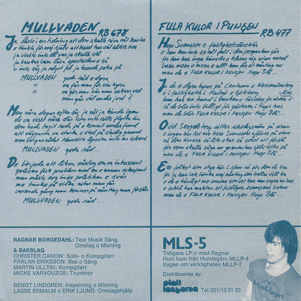 Ragnar Borgedahl ~ Mullvaden (Vinyl) - Djungel & Jazz