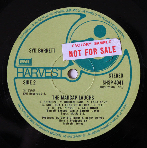 Syd Barrett ~ The Madcap Laughs / Barrett (Vinyl) - Djungel & Jazz