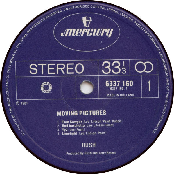 Rush ~ Moving Pictures (Vinyl) - Djungel & Jazz