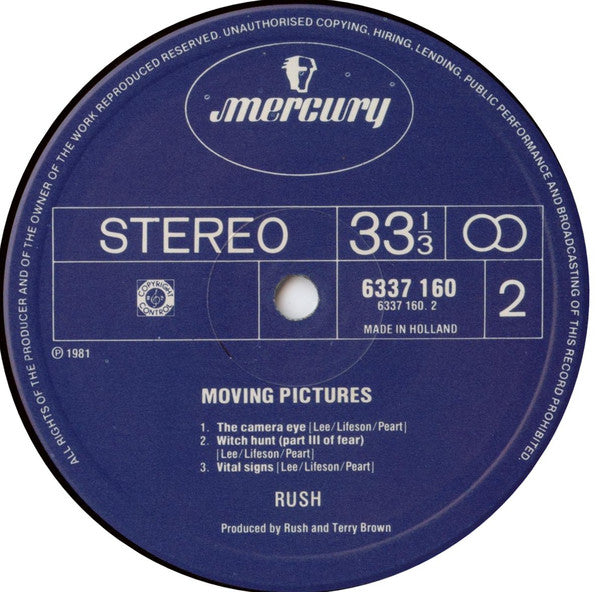 Rush ~ Moving Pictures (Vinyl) - Djungel & Jazz