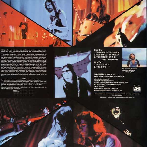 Genesis : Live (LP, Album, RE, 180)