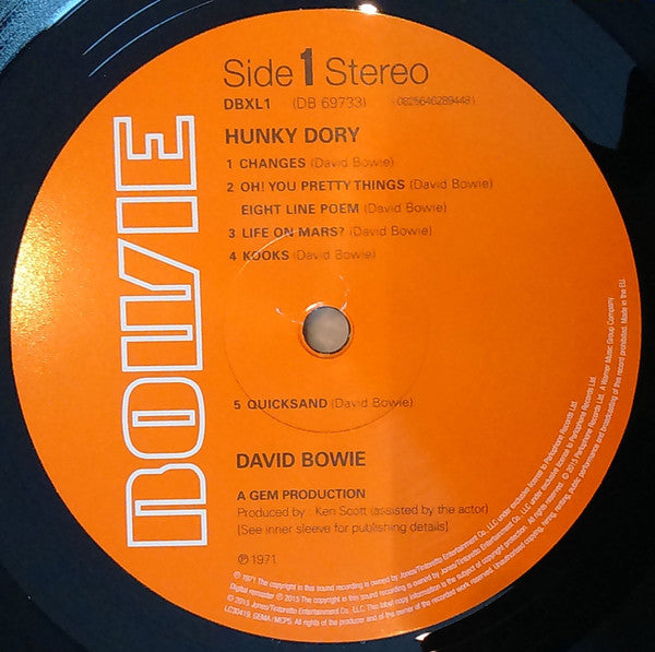 David Bowie ~ Hunky Dory (Vinyl) - Djungel & Jazz