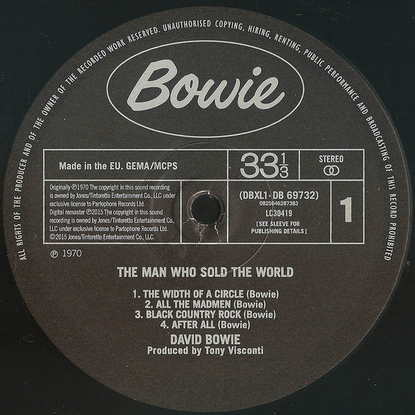 David Bowie ~ The Man Who Sold The World (Vinyl) - Djungel & Jazz