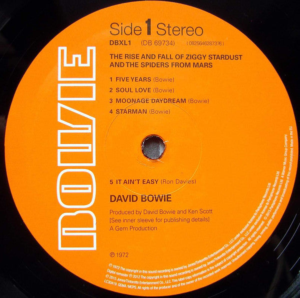 David Bowie ~ The Rise And Fall Of Ziggy Stardust And The Spiders From Mars (Vinyl) - Djungel & Jazz