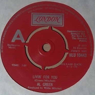 Al Green ~ Livin' For You (Vinyl) - Djungel & Jazz