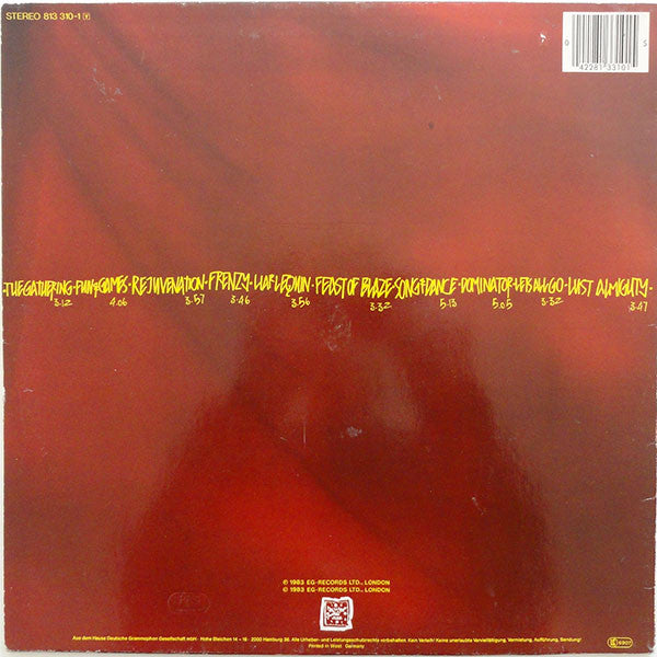 Killing Joke ~ Fire Dances (Vinyl) - Djungel & Jazz