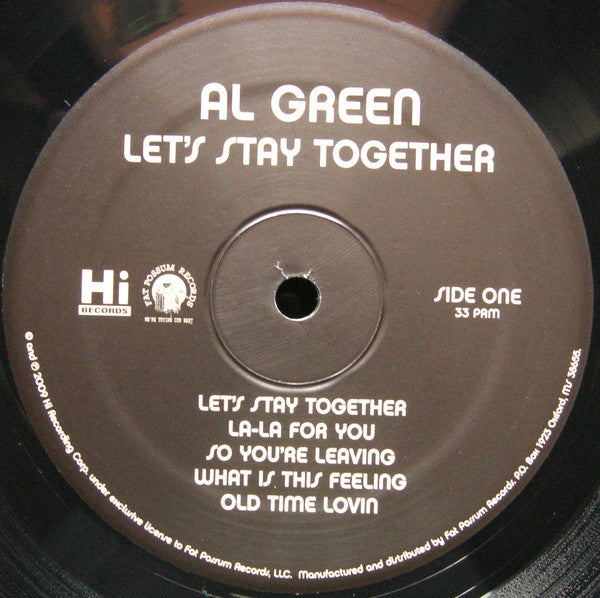 Al Green ~ Let's Stay Together (Vinyl) - Djungel & Jazz