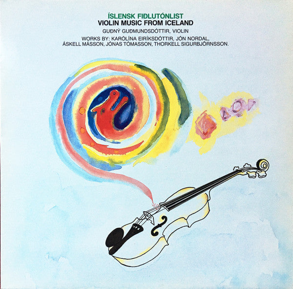 Guðný Guðmundsdóttir ~ Violin Music From Iceland (Vinyl) - Djungel & Jazz